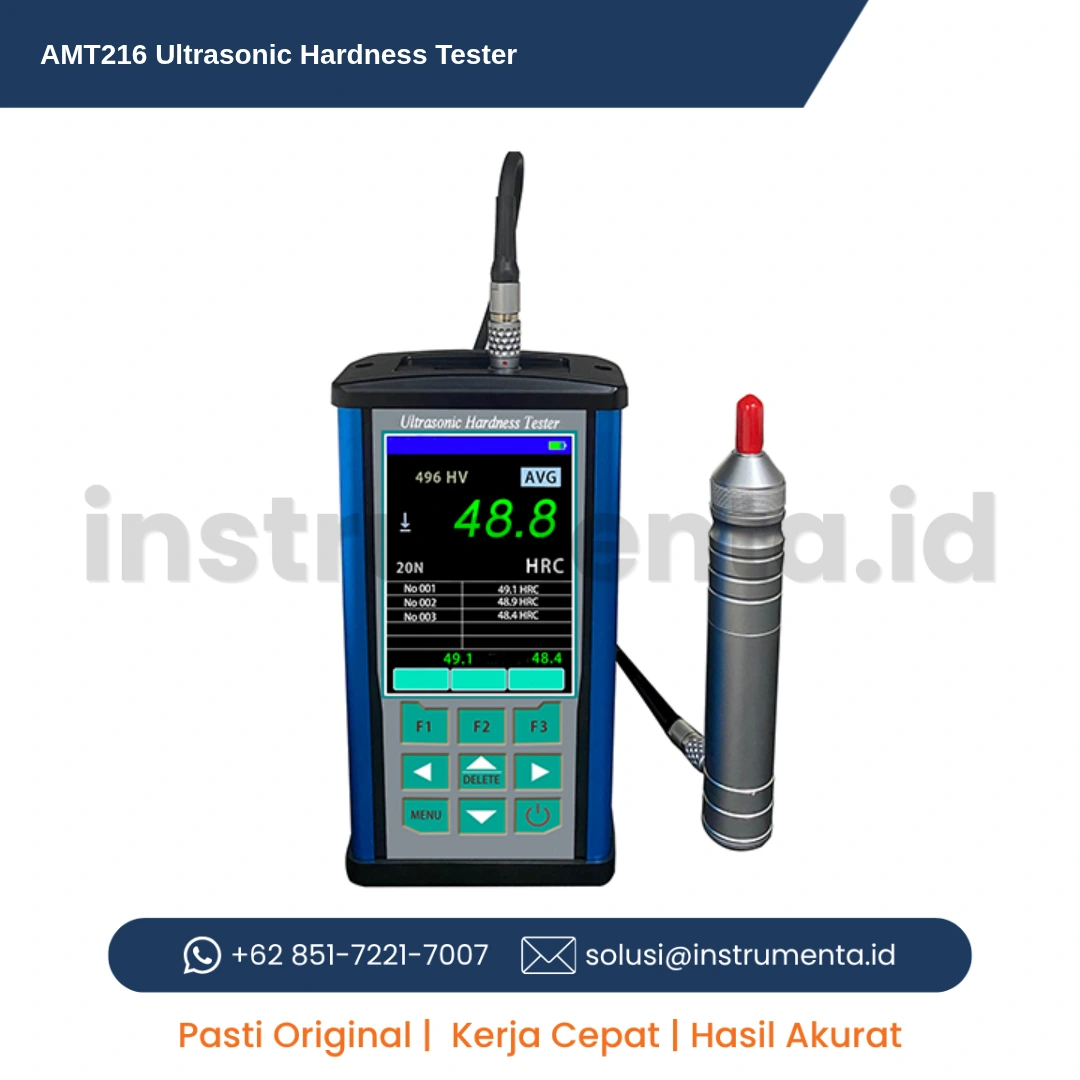 Alat Ukur Original AMT216 Ultrasonic Hardness Tester Alat Uji Kekerasan Logam Ultrasonik Non-Destruktif
